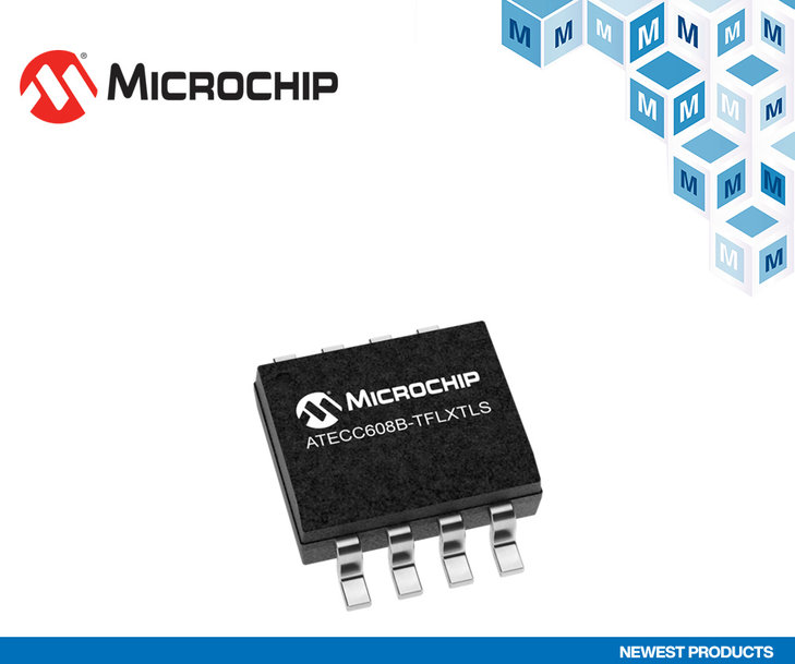 Mouser Electronics stocke désormais le dispositif CryptoAuthentication ATECC608B de Microchip pour les systèmes connectés sécurisés